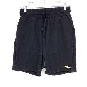 Talentless Sweat Shorts Women's Size Small Black Elastic Drawstring Waist